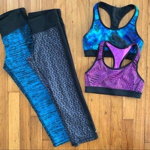 BUNDLE Champion leggings and sports bras